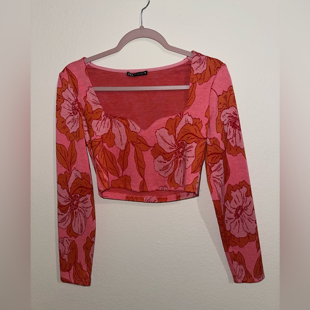 ZARA✨🧡💓 crop top